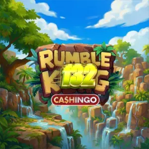 Tampilan visual slot Rumble Kong Cashingo dengan latar belakang hutan tropis.